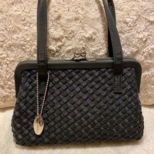 Liz Claiborne black petite evening bag.